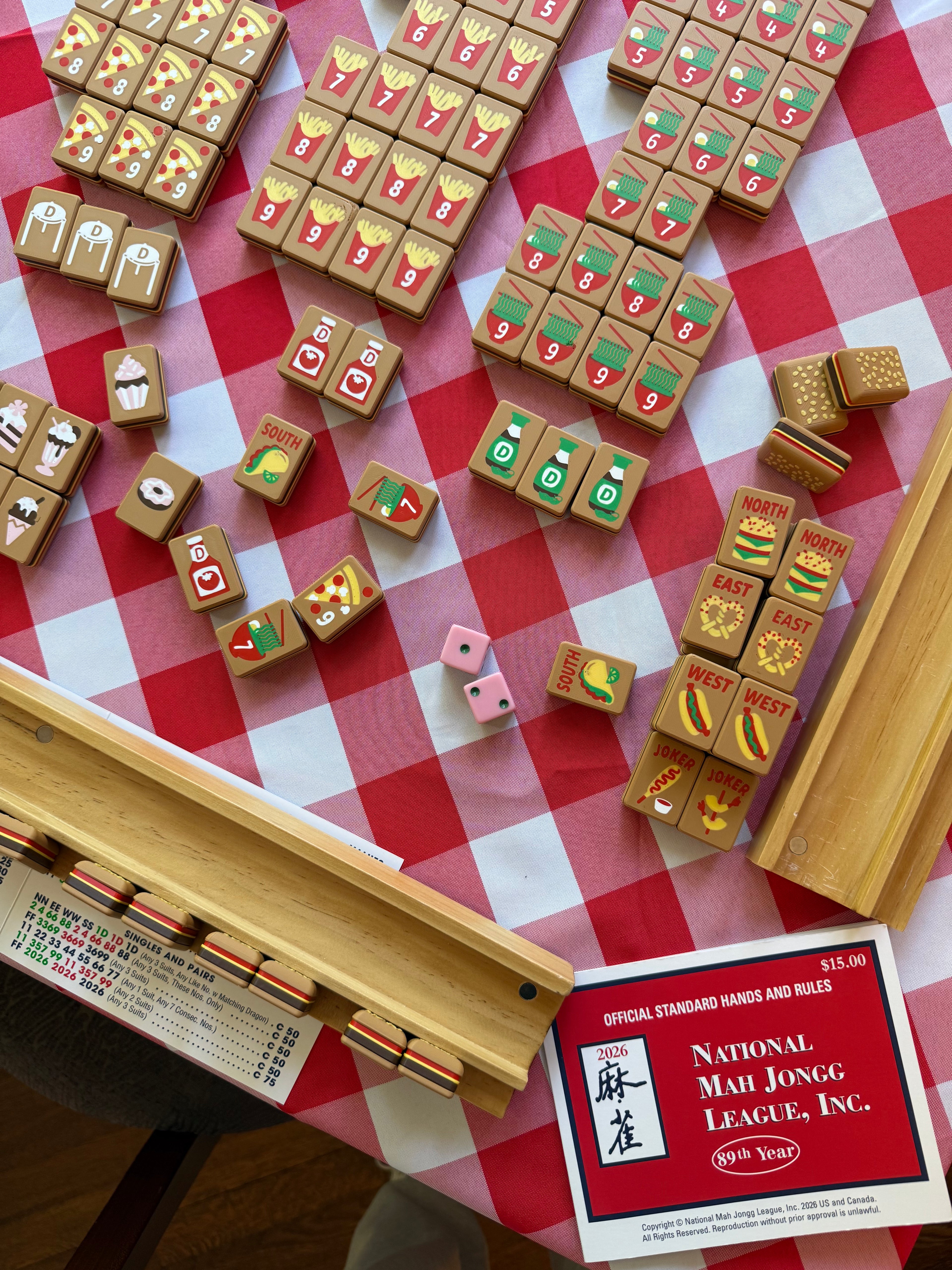 Junk Food Mahj | Floating Mahjong Tiles
